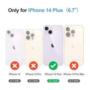 Antsturdy Funda tipo cartera para iPhone 14 Plus 5G de 6.7_2