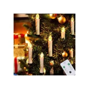 Cimetech 12 paquetes de 12 velas de Navidad con luz_1