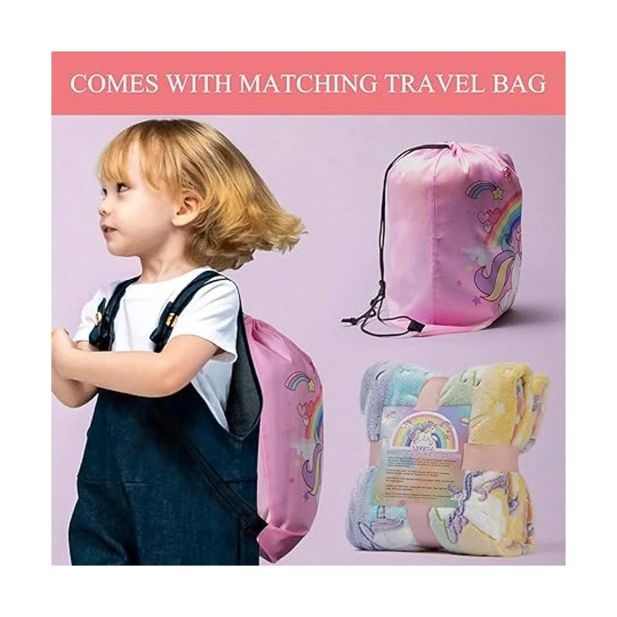 Manta que brilla en la oscuridad regalos de unicornio_4