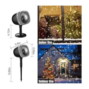 Proyector de luz de nieve de Navidad luces de proyector_3
