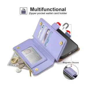 Antsturdy Funda tipo cartera para iPhone 14 Pro Max 5G_3