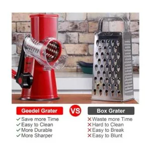 Rallador de queso giratorio Geedel rallador de mandolina_2