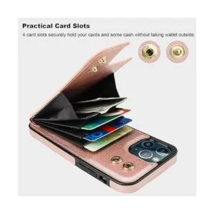 Folosu Compatible con iPhone 1212 Pro cartera con_4