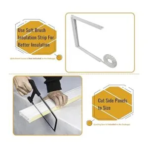 LBG Products Kit de panel lateral aislante de aire_4