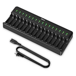 BONAI Cargador de batería AA AAA de 16 bahías para_1