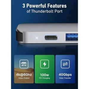 Lemorele USB C Hub for MacBook Pro Air M1 M2 2022 2021_3