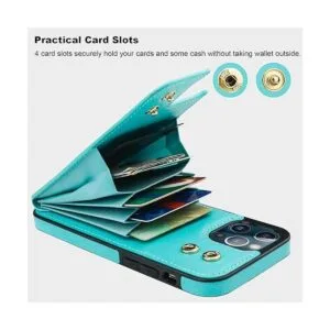 Folosu Funda compatible con iPhone 12 Pro Max cartera con_4