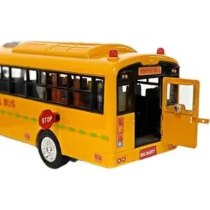 Big Daddy Enorme autobús escolar amarillo con luces y_4
