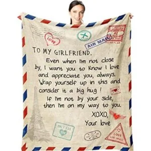 Wisegem Manta de regalo para novia regalo de cumpleaños_1