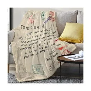 Wisegem Manta de regalo para novia regalo de cumpleaños_4