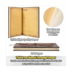 Cuaderno DND diario libro único de 200 páginas con_4