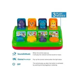 YEEBAY Juguete interactivo de animales emergentes con_2