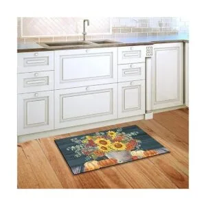 Felpudo de otoño con girasoles y hortensias de 30 x 18_3