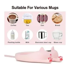 PUSEE Calentador de tazas calentador de café para_4