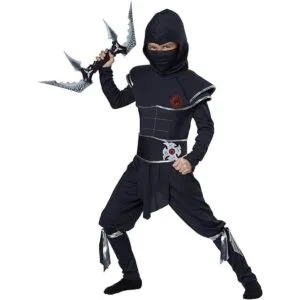 Disfraz de guerrero Ninja para niños talla L_2