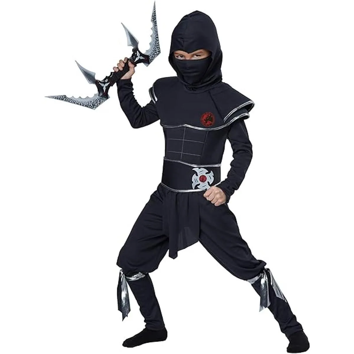 Disfraz de guerrero Ninja para niños talla L_2