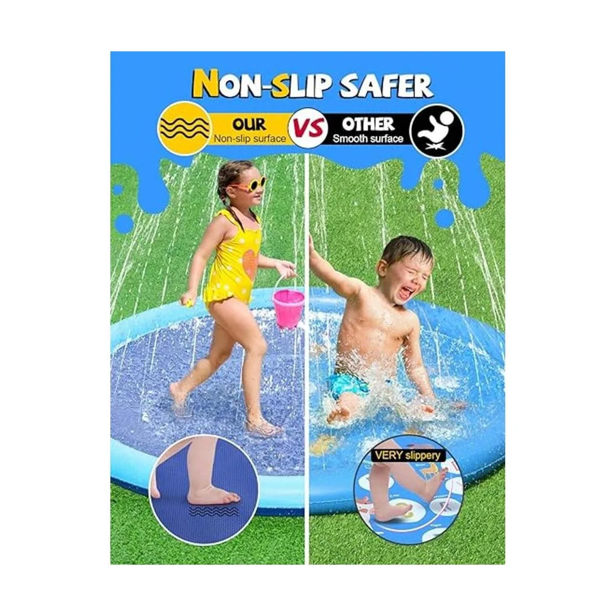 VISTOP Alfombrilla antideslizante para niños y perros_2