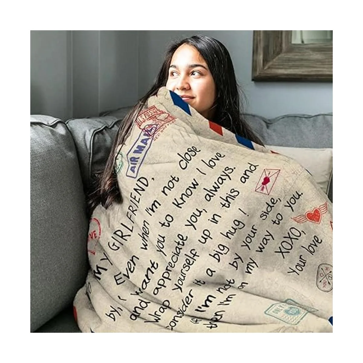 Wisegem Manta de regalo para novia regalo de cumpleaños_2