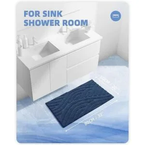 Color G Alfombra de baño absorbente para ducha 20 x 32_7