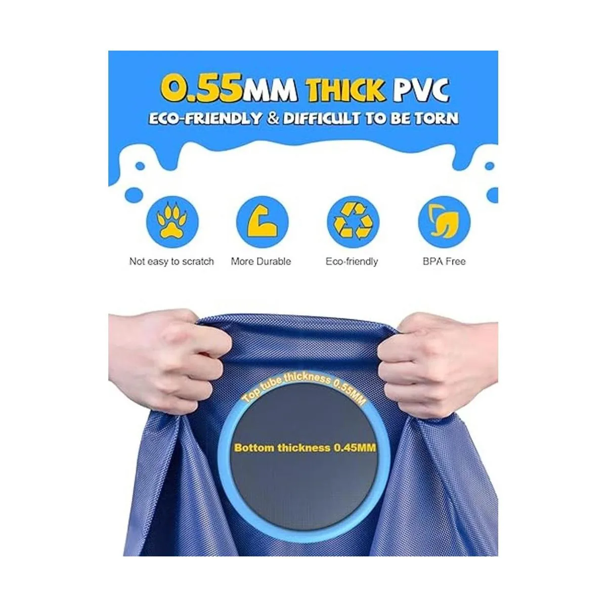 VISTOP Alfombrilla antideslizante para niños y perros_3