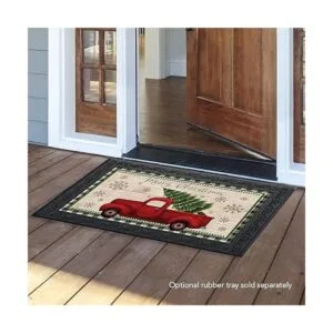 Felpudo para camioneta de Feliz Navidad para interiores y_2