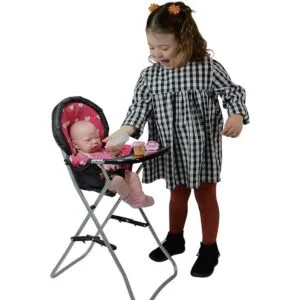 The New York Doll Collection A166 Silla alta de muñeca de_4