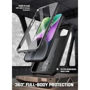 Poetic Funda compatible con iPhone 14 funda Spartan para_3