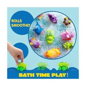 JOYIN 18 piezas de automóviles de animales juguete de_3