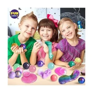 FunKidz Juego de 25 bolas de limo variadas regalos de_4