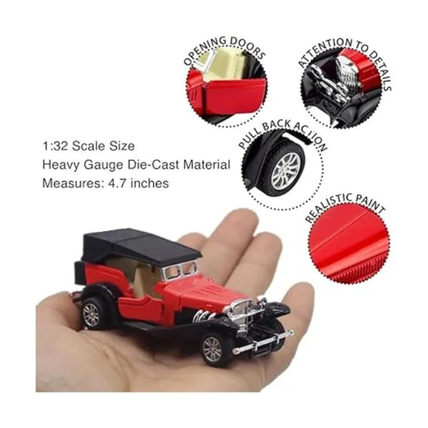 Liberty Imports Juego de 6 coches de metal fundido a_4