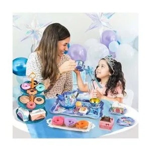 Golray Juego de fiesta de té para niñas pequeñas juguetes_2