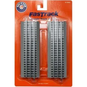 Pista recta calibre O Lionel FasTrack 4 paquetes_2