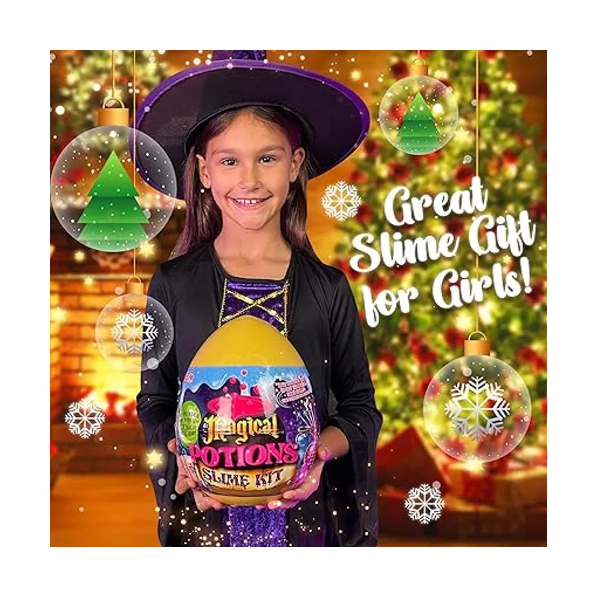 GirlZone Kit de limo mágico de poción para niñas crea 6_2