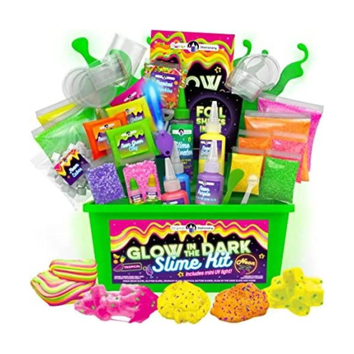 Original Stationery Kit de limo de neón kit de limo todo_1