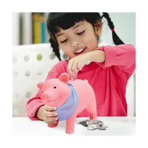 Schylling Alcancía de goma rosa 1 EA_3