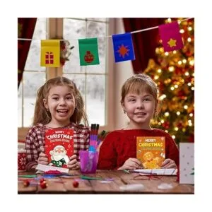 24 libros para colorear de Navidad con 24 crayones_5