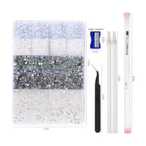 Diamantes de imitación de parte trasera plana 21000_5