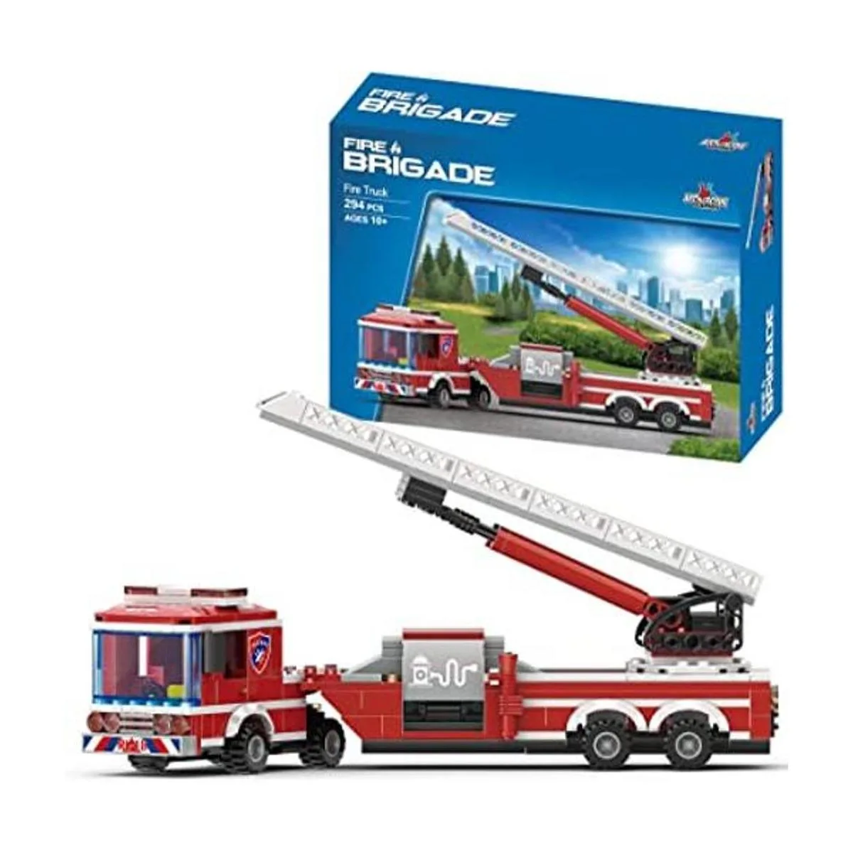 Juego de bloques de construcción para camiones de_1