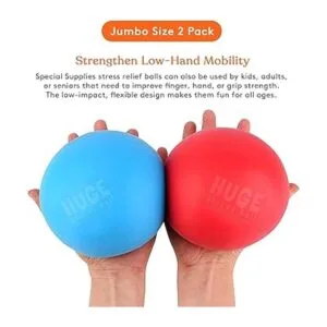 Special Supplies 2 enormes bolas gigantes de estrés para_6