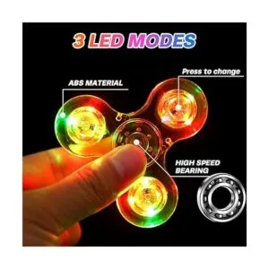 Gigilli Paquete de 12 juguetes para ansiedad con luces LED_3