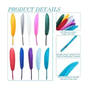 1000 plumas naturales de ganso coloridas plumas de color_3