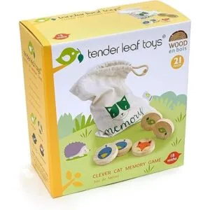 Tierna Leaf juguetes Clever gato juego de memoria con_2