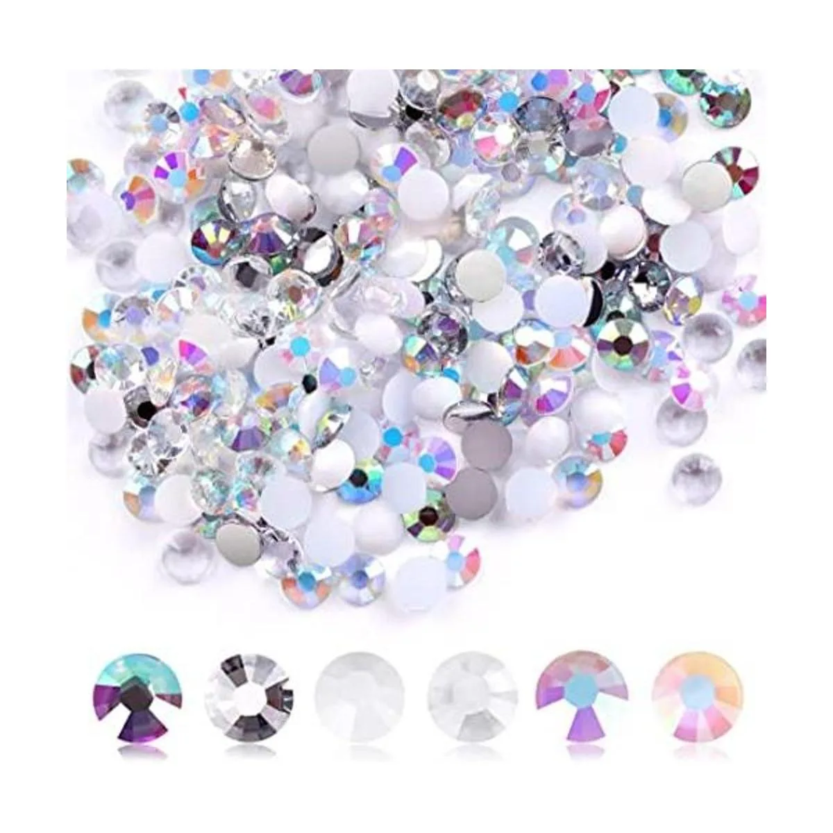 Diamantes de imitación de parte trasera plana 21000_1