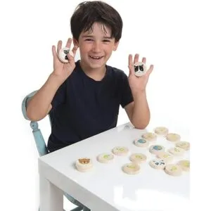 Tierna Leaf juguetes Clever gato juego de memoria con_3