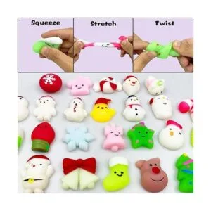 Anditoy 100 juguetes blandos de Mochi de Navidad juguetes_3