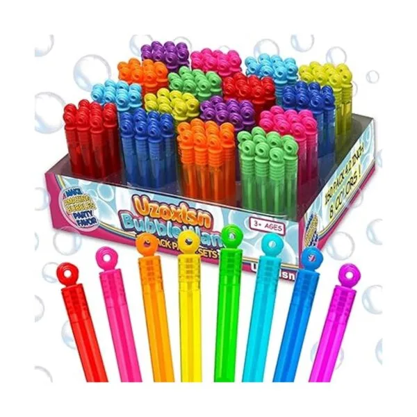 Paquete de 160 mini varita de burbujas surtidas a granel_6