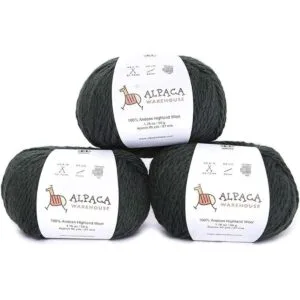 Juego de 3 madejas 100 de lana Highland 5.29 oz de peso_1