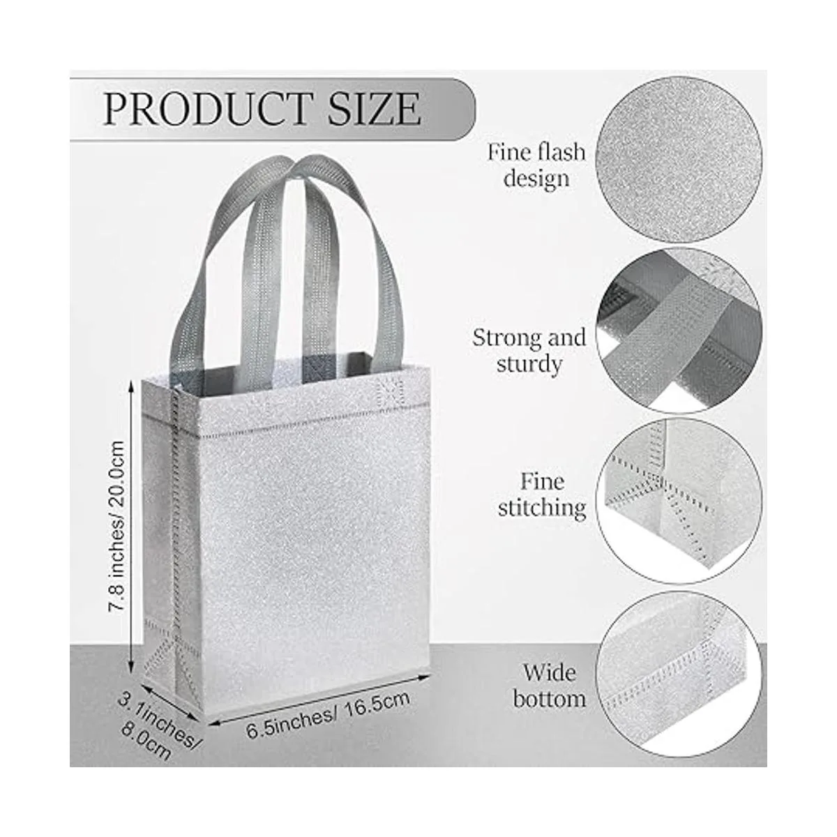 Paquete de 48 bolsas reutilizables para regalos bolsa_2