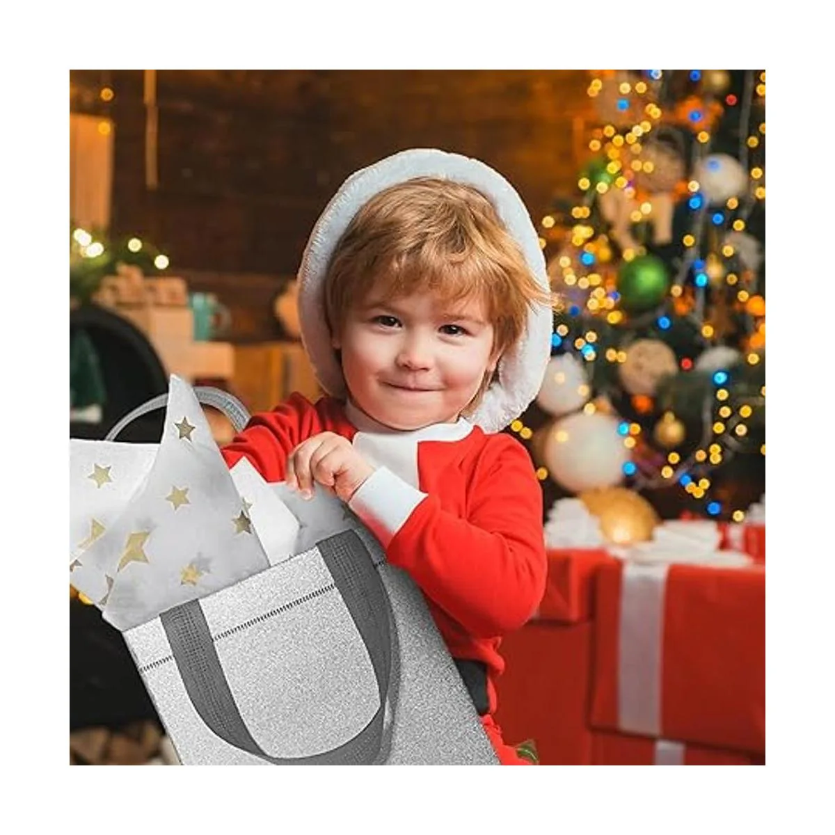 Paquete de 48 bolsas reutilizables para regalos bolsa_6