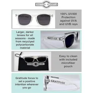 Gratitude Glasses Para mujeres y hombres protección_3